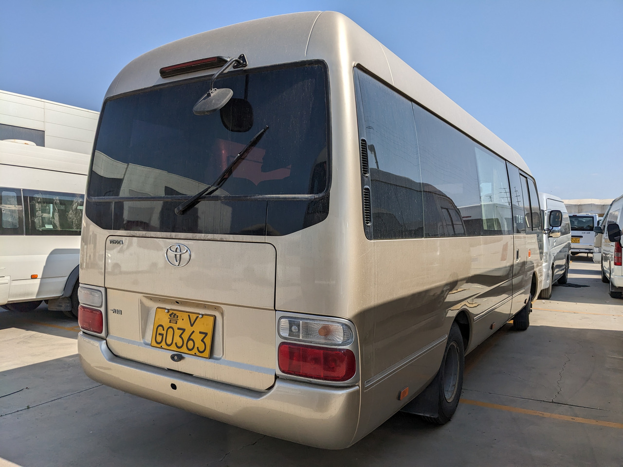 Microbuz, Transport persoane TOYOTA Coaster passenger bus petrol engine minivan: Foto 3