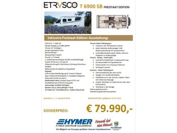 Etrusco T 6900 SB FREISTAAT EDITION*FRÜHJAHR23*  - Autorulotă semi-integrată