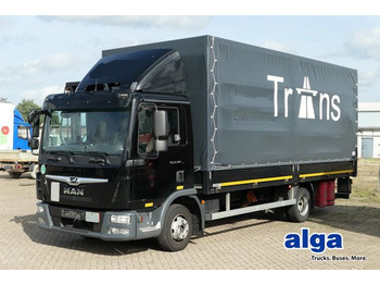 MAN 8.190 TGL 4x2, 6.060mm lang, AHK, LBW, Klima  - Autoutilitară cu prelată