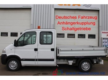Autoutilitară cu platformă, Autoutilitară cabină dublă Opel Movano 2.5 CDTI-7 Sitzer-AHK-Nur 67 TKm Schalter: Foto 1