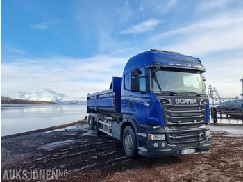 Camion basculantă 2014 Scania R-serie - KROKLØFTBIL - Euroklasse 6T- 330000 Km.- JOABKROK- KASSE: Foto 1