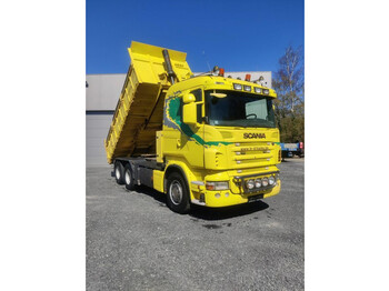 Scania R480 TIPPER+TRACTOR UNIT 6X4 - 444966 km - camion basculantă