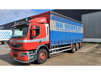 Camion cu prelată Renault Premium 380 6X2 | Hubrection | Big Axle | 26 ton