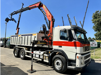 Volvo FM 440 CONTAINERSYSTEEM + KRAAN PALFINGER PK 15500 (3x) - 5e+6e F - MANUEEL - EURO 3 - BLADVERING - BE TRUCK - Camion cu sistem de cablu