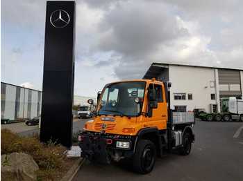 Mercedes-Benz UNIMOG U300 4x4 Hydraulik Standheizung Klima  - Camion platformă
