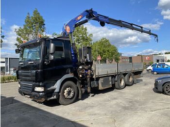 Camion platformă, Camion cu macara DAF CF 85.410 6X2 EURO 5 + PM 24 CRANE + REMOTE CONT: Foto 1