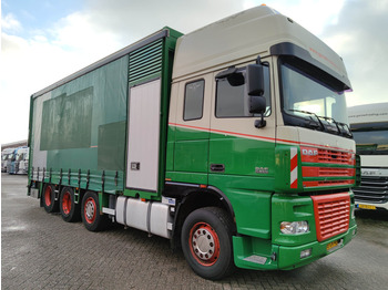 DAF FAK XF95.430 8x2 Superspacecab Euro3 - CurtainSider 7.31m + Ramp 16T - MachineTransporter - 6 Persons (V558) - Camion transport auto: Foto 3
