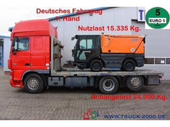 Camion transport auto DAF XF105.460 Spezial Baumaschinen Trecker: Foto 1