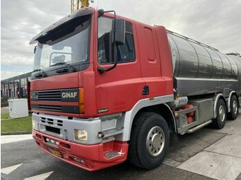 Camion cisternă Ginaf M 3233-S 6X4 MANUAL EURO 2 + DIJKSTRA TANK 20600: Foto 1