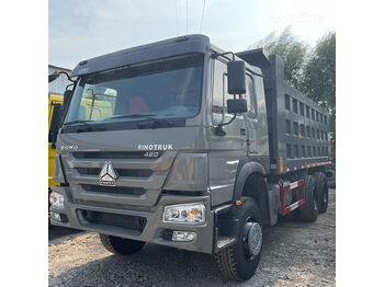 Camion basculantă HOWO 6x4 drive 10 wheeled tipper truck metallic gray color: Foto 2