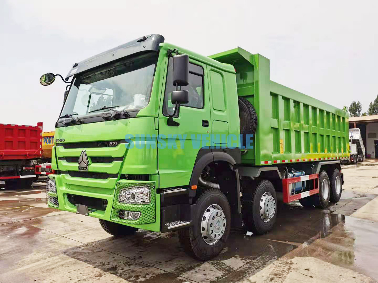 Camion basculantă pentru transport de materialelor în vrac nou HOWO Brand New 8X4 400HP Tipper Truck: Foto 7