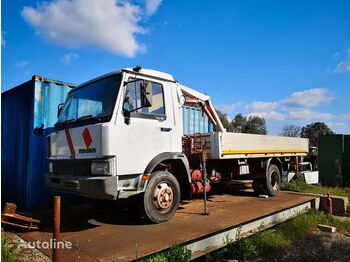 Camion platformă, Camion cu macara IVECO OM65.12: Foto 1