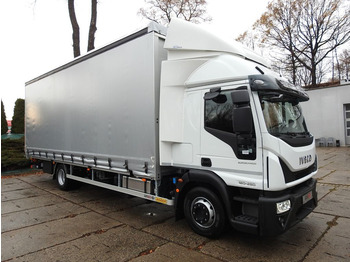Camion cu prelată nou Iveco EUROCARGO 120-250 PRITSCHE PLANE 18 PALETTEN A/C: Foto 4
