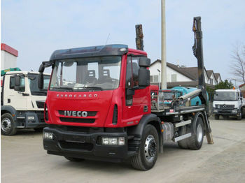 Camion container de gunoi Iveco EuroCargo ML 180E25K Absetzkipper Deutsch, 1Hd.: Foto 1
