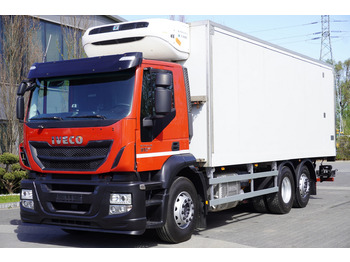 Camion frigider Iveco Stralis 310 6×2 E6 Refrigerator/ ATP/FRC / 18 pallets / Tail lift: Foto 1