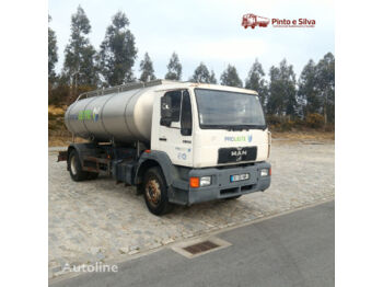 Camion cisternă pentru transport de laptelui MAN 18 284: Foto 1