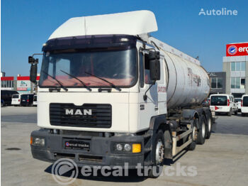 Camion cisternă MAN 2001 - 32.270-EURO 3 8X2 INSULAT CHROME TANKER: Foto 1