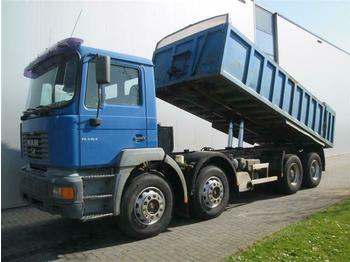 Camion basculantă MAN 32.414 8X4 MANUAL FULL STEEL HUB REDUCTION EURO: Foto 1