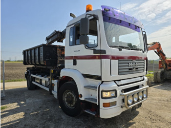 Camion transport containere/ Swap body, Camion cu macara MAN TGA 18.310 4X4 CRAN / CABEL SYSTEM: Foto 3