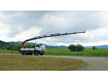 Camion platformă MAN TGA 26.360 Pritsche 6,20m+Kran/FUNK*6x4!!!: Foto 1