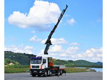 Camion platformă, Camion cu macara MAN TGA 35.440 Pritsche 6,20m + PK 44002 + FUNK !: Foto 1