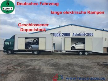 Camion transport auto MAN TGM 15.290 Doppelstock Geschlossen 3 Fahrzeuge: Foto 1