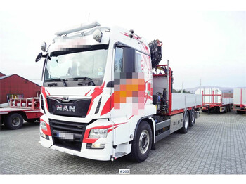 Camion cu macara MAN TGS 28.500 6x2 Crane truck with HMF 28 t/m, alu ri: Foto 1