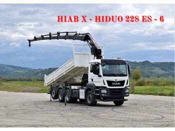 Camion cu macara MAN TGS 35.460 *HIAB X-HIDUO 228 ES-6/FUNK *8x4: Foto 1