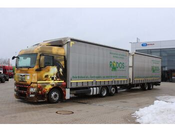 Camion cu prelată MAN TGX 24.440 6X2, EURO 5 EEV, + traile PANAV TV 18: Foto 1