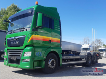 Camion transport containere/ Swap body MAN TGX 26.420 BDF mit LBW: Foto 1