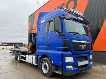 Camion platformă, Camion cu macara MAN TGX 26.440 6x2*4 FASSI F290A26 / PLATFORM L=7000 mm: Foto 4