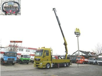 Camion platformă MAN TG-X 26.480 6x2-2 LL Pritsche Heckkran 45m/to, F: Foto 1