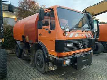 Camion transport containere/ Swap body Mercedes-Benz 1414 K  Kehrmaschine *Vollfunktionsfähig: Foto 1