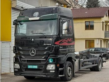 Camion transport containere/ Swap body Mercedes-Benz 1841 ACTROS, BDF m.LBW, Megaspace: Foto 1