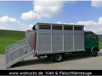 Camion transport animale Mercedes-Benz 814 L Menke Einstock: Foto 1