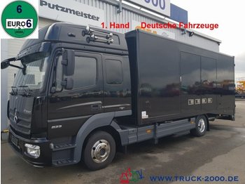 Camion transport auto Mercedes-Benz 823 Mersch Geschlossener Autotransporter Euro 6: Foto 1