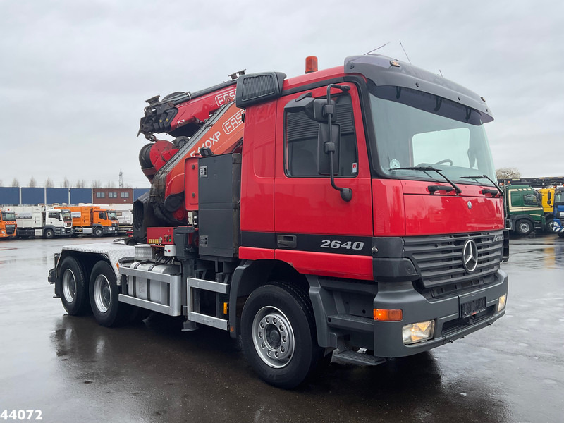 Camion cu macara Mercedes-Benz Actros 2640 6x4 Fassi 60 Tonmeter laadkraan + Fly-jib: Foto 3