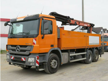 Camion platformă Mercedes-Benz Actros 2641 6x4  Pritsche Heckkran Blatt, Atlas,: Foto 1
