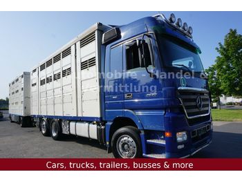 Camion transport animale Mercedes-Benz Actros II 2548 LL Vieh*Menke*3-Stock*52Qm*E5: Foto 1