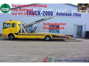 Camion transport auto Mercedes-Benz Atego 1222 Hartmann Doppelstock 2 PKW 67.267 km: Foto 1