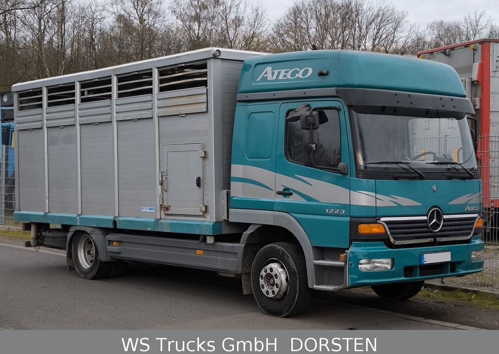 Camion transport animale Mercedes-Benz Atego 1223  1 Stock Hohe Gitter  !SEHR GEPFLEGT!: Foto 2