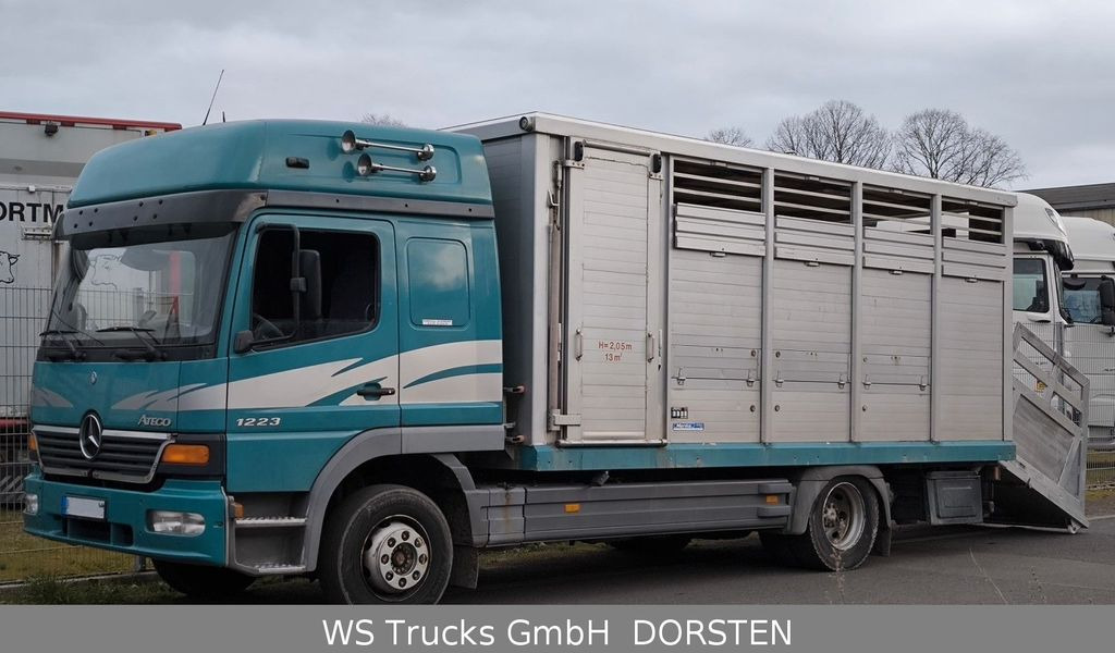 Camion transport animale Mercedes-Benz Atego 1223  1 Stock Hohe Gitter  !SEHR GEPFLEGT!: Foto 5