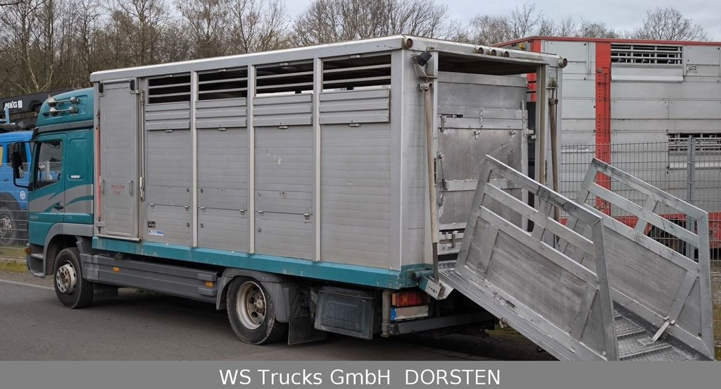 Camion transport animale Mercedes-Benz Atego 1223  1 Stock Hohe Gitter  !SEHR GEPFLEGT!: Foto 6