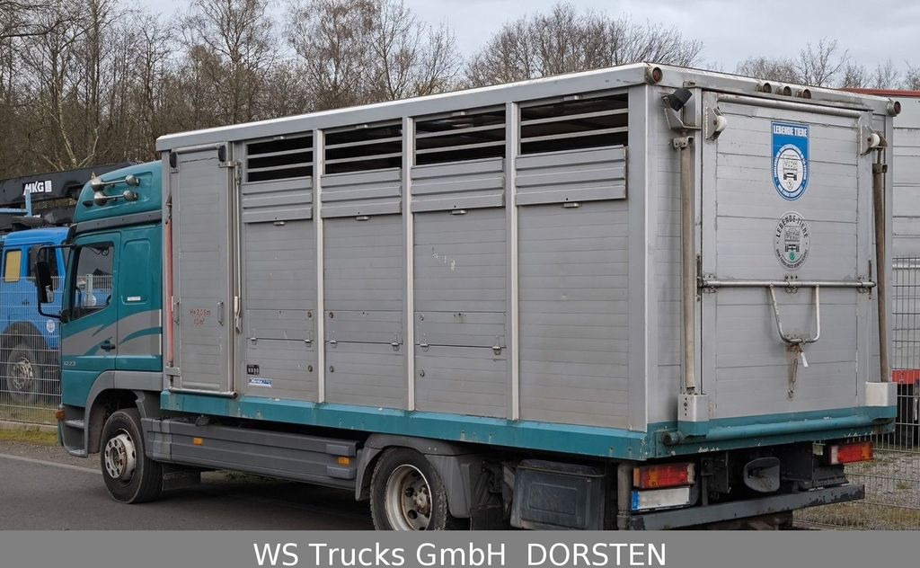 Camion transport animale Mercedes-Benz Atego 1223  1 Stock Hohe Gitter  !SEHR GEPFLEGT!: Foto 3