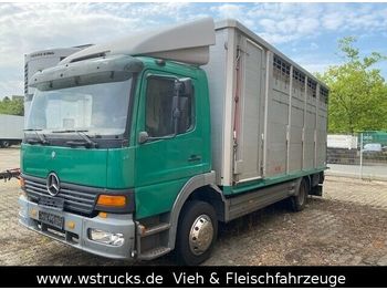 Camion transport animale Mercedes-Benz Atego 1228 L KABA Doppelstock Vollalu: Foto 1