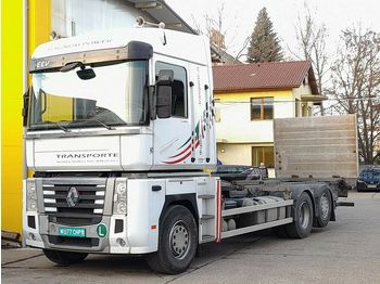 Camion transport containere/ Swap body Renault MAGNUM 520 DXI, BDF, 6x2, LBW,EEV: Foto 1
