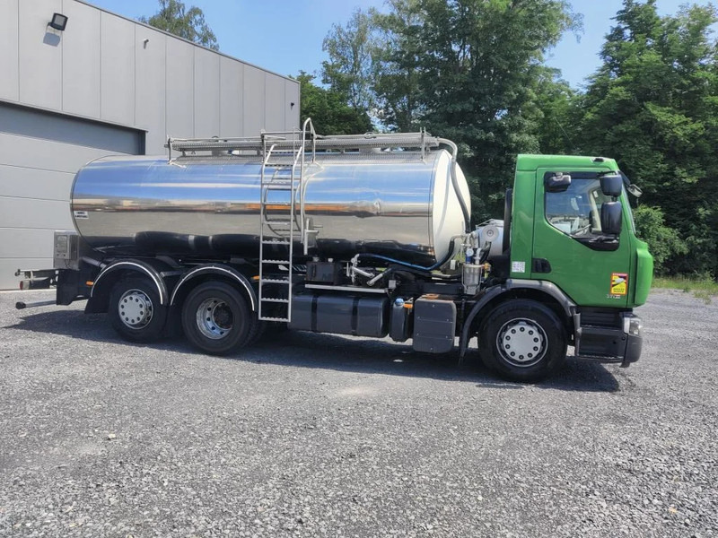 Camion cisternă pentru transport de laptelui Renault Premium 370 DXI - ENGINE REPLACED AND NEW TURBO - VOITH RETARDER - ETA 15000L: Foto 4