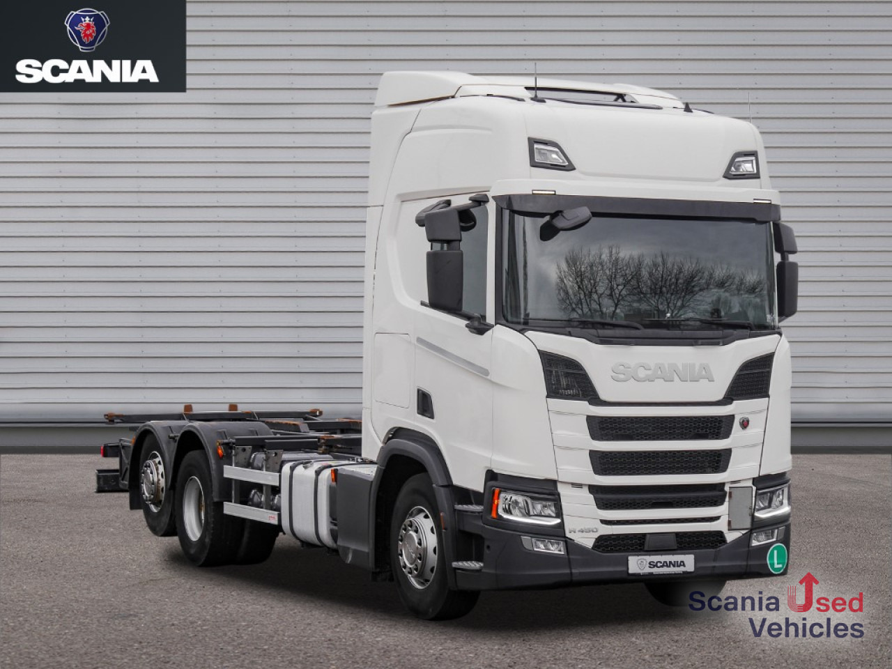 Camion transport containere/ Swap body SCANIA R 450 B6x2*4NB Lenkachse, Standklima: Foto 8