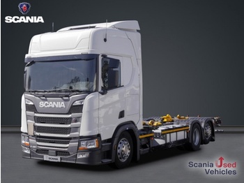 Camion transport containere/ Swap body SCANIA R 450 B6x2*4NB Multiwechsler,Lenkachse,Standklima: Foto 1