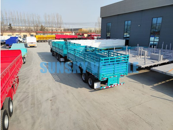 Camion platformă pentru transport de materialelor în vrac nou SUNSKY Warehouse truck with full trailer: Foto 2